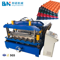 Machine de formage à froid entièrement automatique pour tuiles trapézoïdales ondulées en acier coloré haute résistance, certifiée ISO CE, pour murs faciles à construire