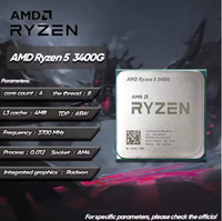 Procesador de CPU de 5 3400G R5 3400G de 3.7 Ghz, Cuatro Núcleos, 65W, Socket AM4 para Ordenador de Escritorio