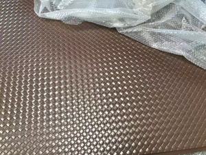 Mur-rideau en panneaux d'aluminium tissés sur mesure, texture tissée 3D, revêtement métallique pour la décoration murale intérieure - Product Image 6