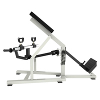 Footplate anti-dérapante commerciale de haute qualité Chargé sur plaque poids libre professionnel RELOADED LEVER ROW Machine avec poignée ergonomique