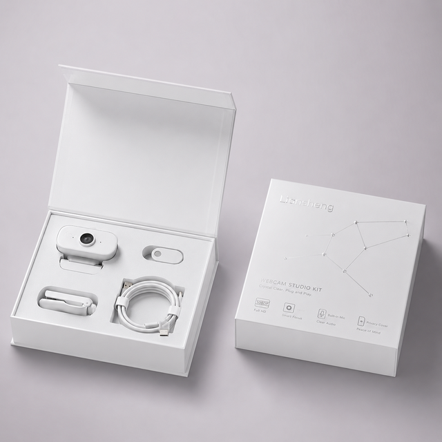 OEM ODM Custom Logo Printed Magnetic Rigid Gift Paper Box with Insert Eco Friendly Portable Packaging Earphone Accessories