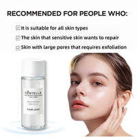 Traitement de soin de la peau OEM/ODM Guangdong, eau de soin à l'extrait de centella, éclaircissant intensif, blanchissant, anti-âge, tonique