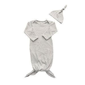 100% coton nouveau-né bébé pyjamas ensembles 3 pièces bébé vêtements sac de nuit avec chapeau et bandeau accessoires - Product Image 4