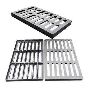 커버 배수 주철 격자 EN124 D400 250*750 동안 맨홀 배수 격자 도로 안전 빗물 주차장 - Product Image 1