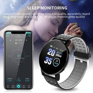 119 Plus Bt Smart Horloge Mannen Bloeddruk Smart Armband Vrouwen Horloge Sport Tracker Whatsapp Voor Android Ios Slimme Band - Product Image 3
