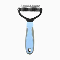 Outil de toilettage pour animaux de compagnie : Brosse démêlante pour poils de chien, grattoir anti-nœuds, éliminateur de sous-étoffe lâche
