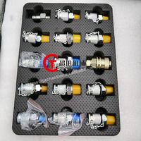 Kit de diagnostic de pression hydraulique pour excavatrice avec boîtier de connexion