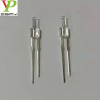 2mm Divers Rond Ovale Led Lumières Diode Dôme-capped Petite Ampoule Led Rouge Vert Bleu Jaune Orange Blanc Eau claire Couleur Diffusée