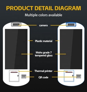 Sinmar, quiosco de autoservicio de arco montado en la pared, <span class=keywords><strong>restaurante</strong></span>, McDonald's, pantalla táctil de 21,5 pulgadas, código <span class=keywords><strong>Qr</strong></span>, NFC, terminal de pago sin efectivo - Product Image 3