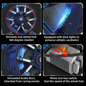 Kaiyu K96252 Adorno de Buje de Rueda de Superauto, Tecnología MOC, Freno Eléctrico, Set de Bloques de Construcción, Juguetes de Plástico Personalizables - Product Image 2