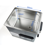 Mesin Pembersih Ultrasonik Digital Mini Stainless Steel untuk Perhiasan, Gigi Tiruan, dan Injektor Bahan Bakar Komersial