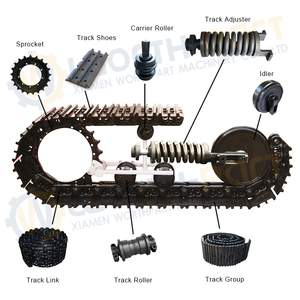 מיני חופר Kobelco sk 024 sk27 sk 35 sk100 sk135sr שרשראות מסלול sk135sr, חופר sk55 marko