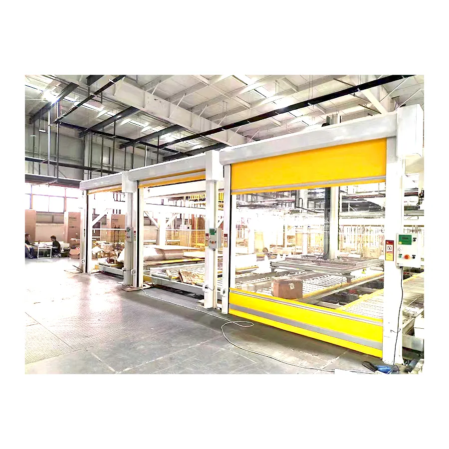 Porta automatica industriale ad alta velocità porta di vendita calda in PVC per la costruzione di fabbrica Roll Up porta veloce