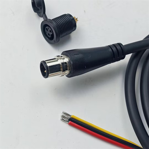 Placcato in oro 5A ad alta <span class=keywords><strong>corrente</strong></span> 3pin <span class=keywords><strong>maschio</strong></span> femmina <span class=keywords><strong>presa</strong></span> Jack specializzata per la cassa batteria DP-5 DP-9 DP-6 - Product Image 6