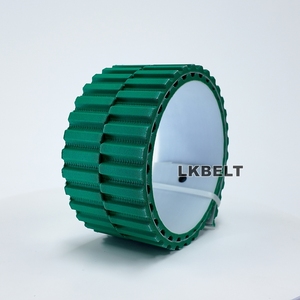 Cinghia di Trasmissione Industriale in PU ad Alta Efficienza Rivestita in <span class=keywords><strong>PAZ</strong></span> Verde per l'Industria dell'Automazione Dimensioni OEM - Product Image 1