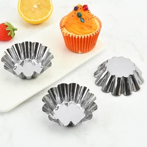 <span class=keywords><strong>Moule</strong></span> de cuisson en acier inoxydable de qualité alimentaire pour tartelettes, cupcakes, gâteaux, plats de cuisson en métal de qualité supérieure, vente en gros en usine - Product Image 5