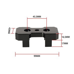 Bague d'insertion de support de transmission en aluminium billette pour châssis B8 <span class=keywords><strong>Audi</strong></span> <span class=keywords><strong>A4</strong></span> S4 RS4 A5 S5 RS5 Q5/SQ5 pour modèles <span class=keywords><strong>S</strong></span>-<span class=keywords><strong>Tronic</strong></span>/Manuel - Product Image 3