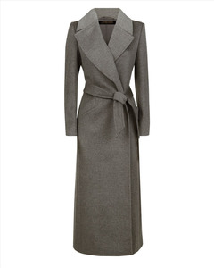 Europe Fashion Cashmere Long <strong>Coats</strong> <strong>Woman</strong> Wear <strong>Wool</strong> Blend <strong>Coat</strong> Wholesale <strong>Coat</strong> With <strong>Belt</strong> - Product Image 5