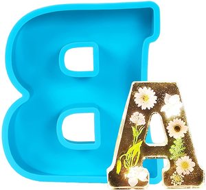 الراتنج قوالب سيليكون ، إلكتروني الراتنج العفن ، 26 الإنجليزية إلكتروني العفن الاحرف قالب قالب من السيليكون لراتنج - Product Image 2