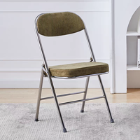 Chaise pliante empilable à cadre doré pour salle de banquet rouge, idéale pour conférences et chambres à coucher - Vente en gros