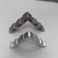 Support d'angle en L en alliage d'aluminium CNC sur mesure, design moderne Tengshuo, accessoires pour fenêtres et portes
