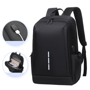 Sac à dos d'affaires pour homme personnalisé, léger, avec charge USB, imperméable, en Oxford, pour les voyages, les loisirs, ordinateur portable - Product Image 1