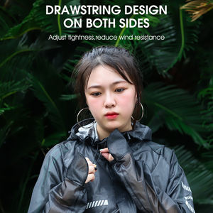 WEST BIKING S-4XL <span class=keywords><strong>Veste</strong></span> de pluie pour vélo vert <span class=keywords><strong>fluo</strong></span> réfléchissante avec visière allongée, imperméable et durable, haut et pantalon de cyclisme - Product Image 2