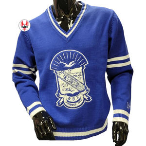 Cárdigans Acrílicos Bordados de la Hermandad Zeta Phi Beta para Mujer |   Suéter Cárdigan de Lana Bordado Personalizado para Mujer de la Hermandad ZPB - Product Image 6