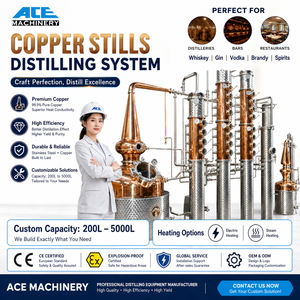 Mejor <span class=keywords><strong>Precio</strong></span>, Destilador de <span class=keywords><strong>Alcohol</strong></span> de 1000L para Vodka, Moonshine, Whisky, Brandy, Aceite, Equipo de Destilación de Raki - Product Image 4