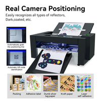 Machine de découpe d'étiquettes Purcell ZD350 Ultra à double tête, alimentation automatique de feuilles de papier A3+, découpe de stickers semi-découpés, Delta Voice