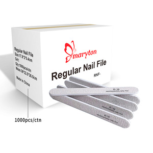 Hoa Kỳ Miễn Phí Vận Chuyển 1000Pcs/Trường Hợp Bán Buôn Tư Nhân Grey Hình Vuông 100/180 80/100 Ngựa Vằn Nail Tập Tin Cho Làm Móng Tay - Product Image 5