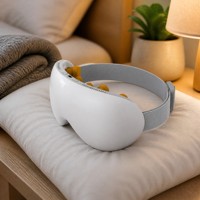 KINWONG Beheiztes Augenmassagegerät Intelligentes Augenpflegegerät USB-Aufladbar Verstellbarer Riemen zur Linderung von Augenermüdung OEM Großhandel