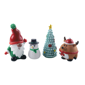Fábrica personalizada lindo perro juguete Navidad Reno perro juguete masticar pequeñas mascotas juguetes para mascotas chirriantes - Product Image 6