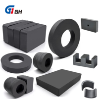 Aimants en blocs de ferrite dure en céramique isotropique frittée en vrac, aimants permanents OEM/ODM pour applications industrielles