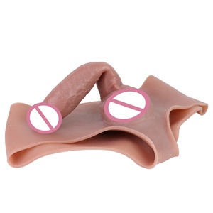 8.8 Inch Realistic Hollow Feeling Silicone Skin <b>Dildo</b> Pants Soft Penis Sleeve for Couples Strapon Sex Toys Men Panties Lesbian - Product Image 3
