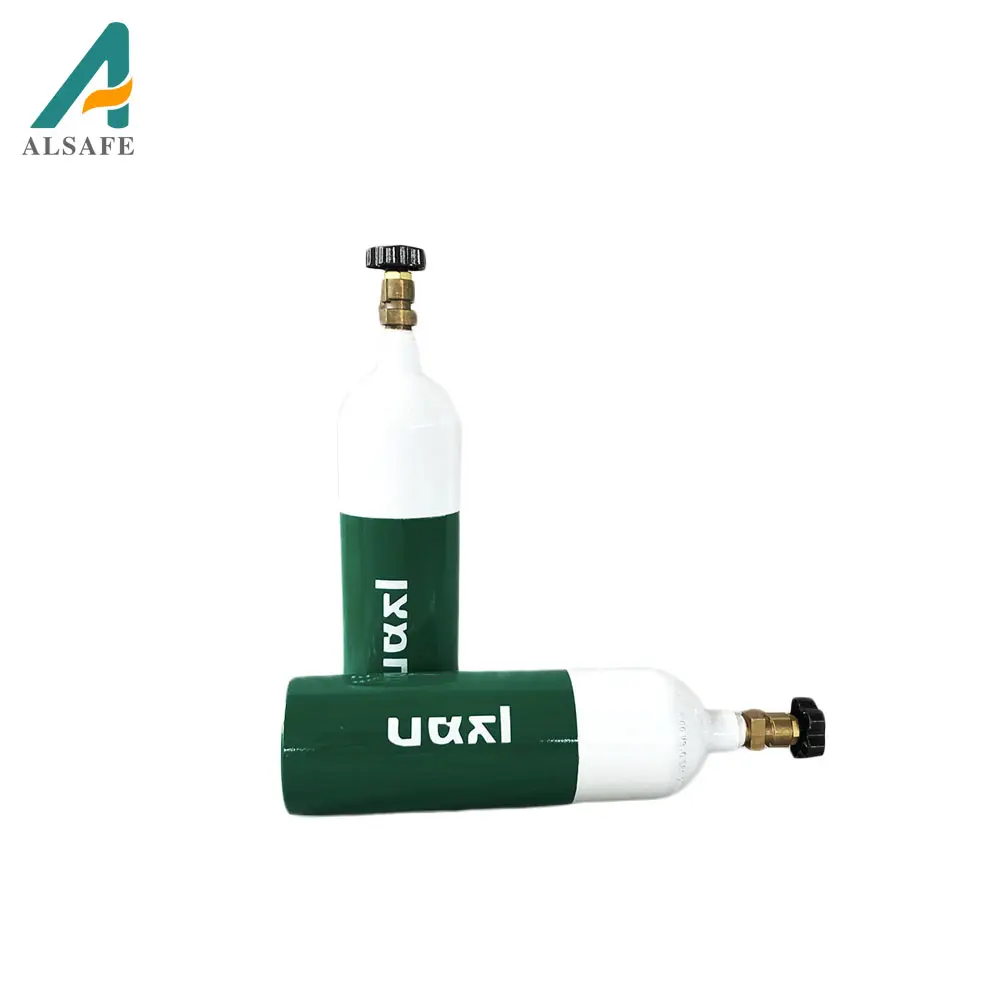 High pressure aluminum CE approved small portable oxygen bottle