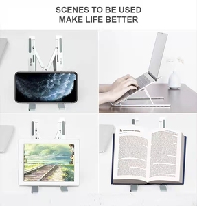 Hot Bán Hợp Kim Nhôm Máy Tính Xách Tay Đứng Có Thể Điều Chỉnh Thích Hợp Cho 10-17.3-Inch Máy Tính Xách Tay Làm Mát Pad Đứng Máy Tính Để Bàn - Product Image 5