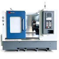 Centre de tournage CNC à 3 axes à broche unique, tour CNC à banc incliné de haute précision pour la fabrication industrielle