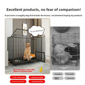 Gabbia per Cani di Taglia Grande, Media e Piccola, Traspirante, Impermeabile, con Telaio in Ferro, per Uso Interno Domestico - Product Image 4