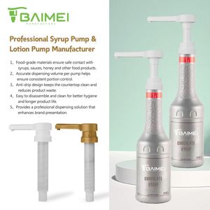 SY Factory Direct Plastic Syrup <b>Pump</b> <b>Bottle</b> Dispenser <b>Pump</b> for Cafe Supply - Product Image 2