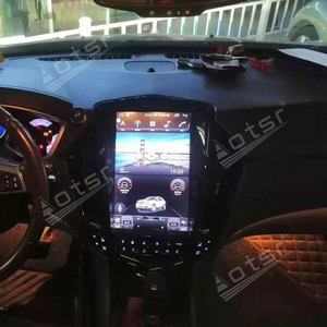 Pour Cadillac SRX 2008 + Android 14 Tesla Radio Style Vertical voiture GPS Navigation HeadUnit lecteur multimédia Radio magnétophone - Product Image 3