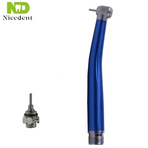 Đầy Màu sắc push button 2 lỗ hoặc 4 lỗ tuabin tốc độ cao Nha Khoa tay khoan với gốm mang Rotor - Product Image 4