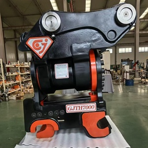 Attache rapide hydraulique inclinable et rotative GJEM pour mini-excavatrice 0,8-2,8T GJTH900 avec rotation à 180 degrés - Product Image 6