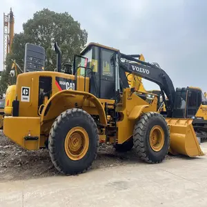 Caterpillar asli wheel loader digunakan cat966H untuk dijual ban kucing tangan kedua pemuat roda kucing digunakan cat966H 950H 966F