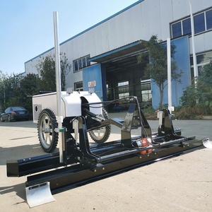 Machine à vibrer le béton <span class=keywords><strong>de</strong></span> qualité industrielle, efficace, pour le pavage, avec règle vibrante automatique et nivellement laser - Product Image 1