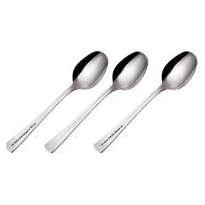 Ensemble de cuillères de table 3 pièces en acier inoxydable (19,2 cm) ELITE Chrome poli CVLX40C3 - Product Image 2