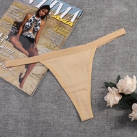 String Tanga en Coton Sexy pour Femme, Culotte Femme Tanga Couleur Unie Sexy, Mode T-string pour Filles 3 Tailles