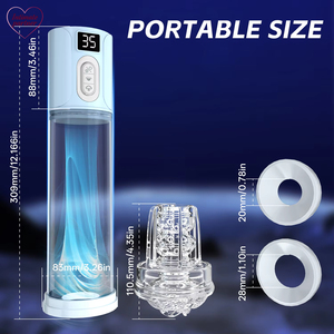 Bomba de Succión de Frecuencia para Pene, Vagina Real Inflable de Silicona, Bomba de Inhalación, Ejercicio para el Glande, Masturbador Masculino, Juguetes Sexuales para Hombres - Product Image 6