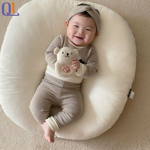 ชุดนอนเด็กออร์แกนิคคอตตอนเนื้อนุ่ม <span class=keywords><strong>3</strong></span> ชิ้น สำหรับเด็กชายและเด็กหญิง อายุ 0-24 <span class=keywords><strong>เดือน</strong></span> แขนยาว แบบยูนิเซ็กซ์ - Product Image 5