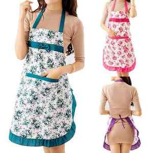 Tabliers de <span class=keywords><strong>cuisine</strong></span> <span class=keywords><strong>sans</strong></span> manches, <span class=keywords><strong>tablier</strong></span> de <span class=keywords><strong>cuisine</strong></span> pour femmes, robe de <span class=keywords><strong>cuisine</strong></span>, restaurant, <span class=keywords><strong>cuisine</strong></span> à domicile, <span class=keywords><strong>tablier</strong></span> en coton, bavoir à motif floral - Product Image 2